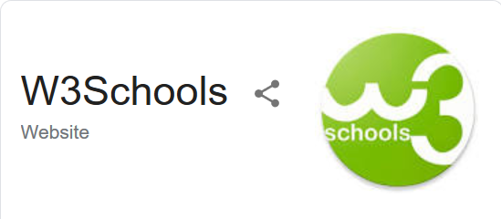 W3 schools web developement site